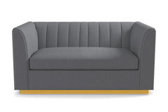 Nora Loveseat :: Leg Finish: Natural / Size: Loveseat - 62"w