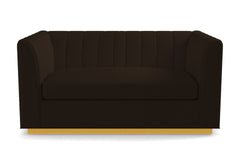 Nora Loveseat :: Leg Finish: Natural / Size: Loveseat - 62"w