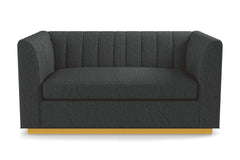 Nora Loveseat :: Leg Finish: Natural / Size: Loveseat - 62"w