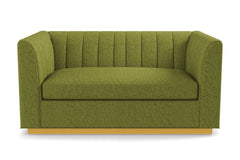 Nora Apartment Size Sofa :: Leg Finish: Natural / Size: Apartment Size - 74"w