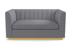 Nora Apartment Size Sofa :: Leg Finish: Natural / Size: Apartment Size - 74"w