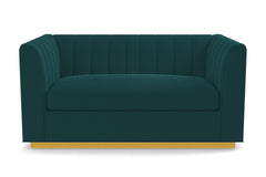 Nora Apartment Size Sofa :: Leg Finish: Natural / Size: Apartment Size - 74"w