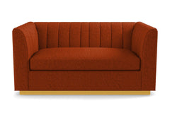 Nora Loveseat :: Leg Finish: Natural / Size: Loveseat - 62"w