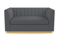 Nora Loveseat :: Leg Finish: Natural / Size: Loveseat - 62"w
