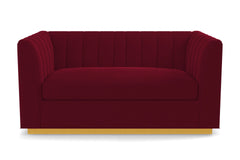 Nora Loveseat :: Leg Finish: Natural / Size: Loveseat - 62"w