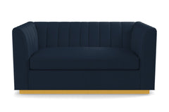 Nora Loveseat :: Leg Finish: Natural / Size: Loveseat - 62"w