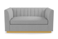 Nora Loveseat :: Leg Finish: Natural / Size: Loveseat - 62"w