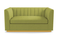 Nora Apartment Size Sofa :: Leg Finish: Natural / Size: Apartment Size - 74"w