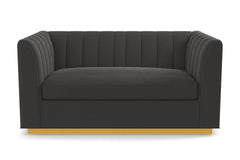 Nora Loveseat :: Leg Finish: Natural / Size: Loveseat - 62"w