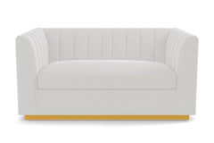 Nora Loveseat :: Leg Finish: Natural / Size: Loveseat - 62"w