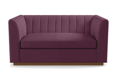 Nora Apartment Size Sofa :: Leg Finish: Pecan / Size: Apartment Size - 74"w