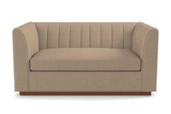 Nora Apartment Size Sofa :: Leg Finish: Pecan / Size: Apartment Size - 74"w