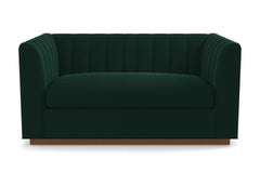 Nora Apartment Size Sofa :: Leg Finish: Pecan / Size: Apartment Size - 74"w