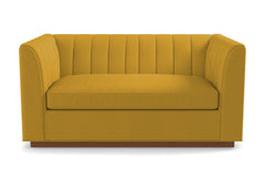 Nora Apartment Size Sofa :: Leg Finish: Pecan / Size: Apartment Size - 74"w