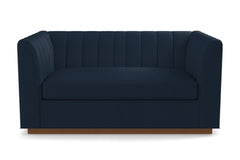 Nora Apartment Size Sofa :: Leg Finish: Pecan / Size: Apartment Size - 74"w