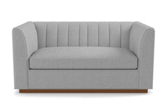 Nora Loveseat :: Leg Finish: Pecan / Size: Loveseat - 62"w