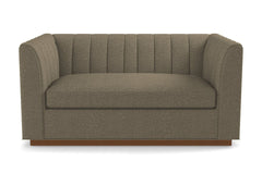 Nora Apartment Size Sofa :: Leg Finish: Pecan / Size: Apartment Size - 74"w