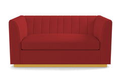 Nora Loveseat :: Leg Finish: Natural / Size: Loveseat - 62"w