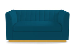 Nora Apartment Size Sofa :: Leg Finish: Natural / Size: Apartment Size - 74"w