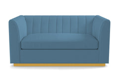 Nora Loveseat :: Leg Finish: Natural / Size: Loveseat - 62"w