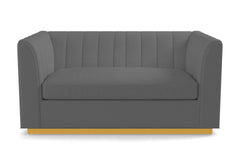 Nora Loveseat :: Leg Finish: Natural / Size: Loveseat - 62"w
