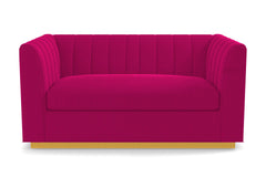 Nora Loveseat :: Leg Finish: Natural / Size: Loveseat - 62"w