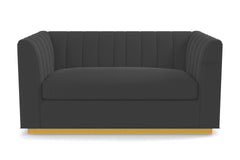 Nora Loveseat :: Leg Finish: Natural / Size: Loveseat - 62"w