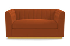 Nora Apartment Size Sofa :: Leg Finish: Natural / Size: Apartment Size - 74"w