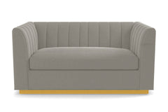 Nora Loveseat :: Leg Finish: Natural / Size: Loveseat - 62"w