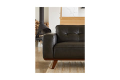 Normandie Leather Loveseat