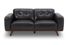 Normandie Leather Loveseat