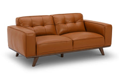 Normandie Leather Loveseat