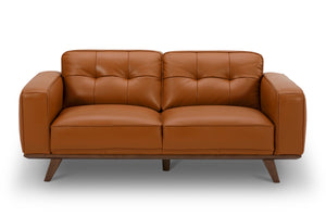 Normandie Leather Loveseat