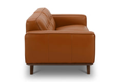 Normandie Leather Loveseat