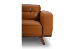 Normandie 2pc Leather Sectional Sofa :: Configuration: LAF - Chaise on the Left