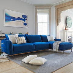 Oxford Blue Velvet
