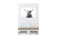 PORTRAIT OF A HIGHLAND COW by Dorit Fuhg