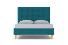 Palmer Drive Upholstered Bed :: Leg Finish: Natural / Size: California King