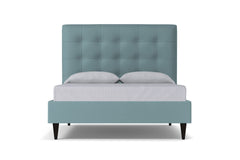Palmer Drive Upholstered Bed :: Leg Finish: Espresso / Size: Queen