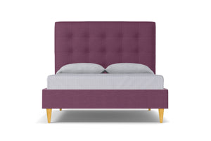 Palmer Drive Upholstered Bed :: Leg Finish: Natural / Size: California King
