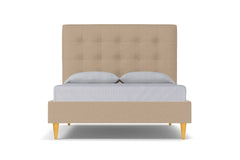 Palmer Drive Upholstered Bed :: Leg Finish: Natural / Size: Queen