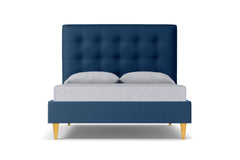 Palmer Drive Upholstered Bed :: Leg Finish: Natural / Size: California King