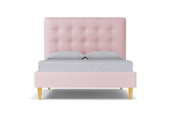 Palmer Drive Upholstered Bed :: Leg Finish: Natural / Size: King