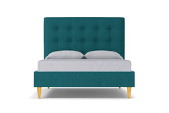 Palmer Drive Upholstered Bed :: Leg Finish: Natural / Size: Full
