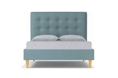 Palmer Drive Upholstered Bed :: Leg Finish: Natural / Size: King