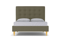 Palmer Drive Upholstered Bed :: Leg Finish: Natural / Size: Queen