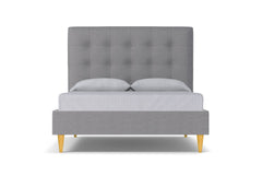 Palmer Drive Upholstered Bed :: Leg Finish: Natural / Size: Queen
