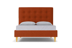 Palmer Drive Upholstered Bed :: Leg Finish: Natural / Size: California King