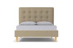 Palmer Drive Upholstered Bed :: Leg Finish: Natural / Size: King