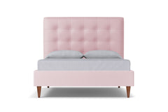 Palmer Drive Upholstered Bed :: Leg Finish: Pecan / Size: Full